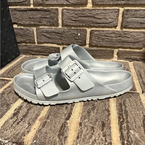 Birkenstock Other - Birkenstock Silver Sandals